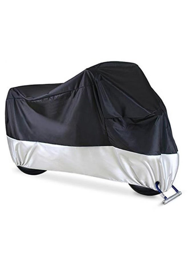 Bukela Motorcycle Vehicle Cover Waterproof Outdoor UV 210D, All Season Universal Weather Durable Quality Waterproof Sun Outdoor Protection Scooter Shelter Tear Proof Night Reflective & Lock-Holes (3XL) - Image 1